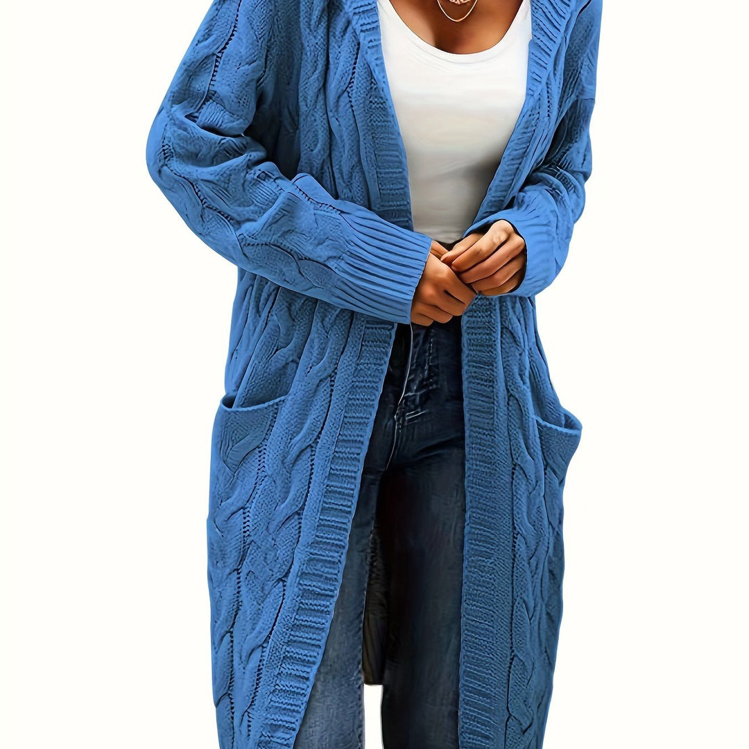 Women's knitted sweater-style vest for layering in fall and winter
