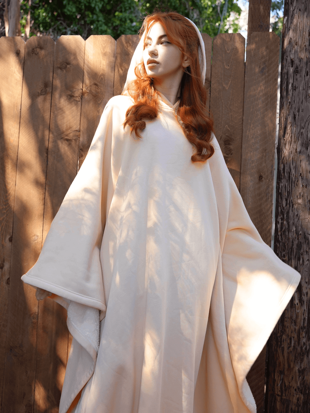 Couverture à capuche oversize pour femme, plaid portable pour la fin de l’été et l’automne