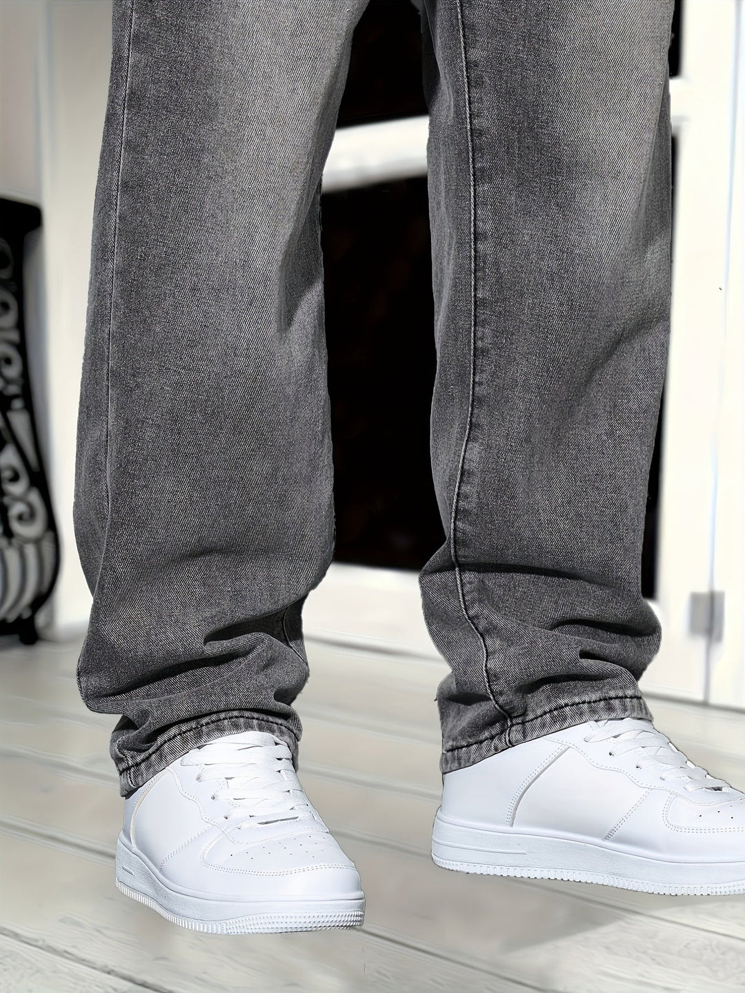Matheo - Jeans Slim-fit Vintage Confortables pour Hommes
