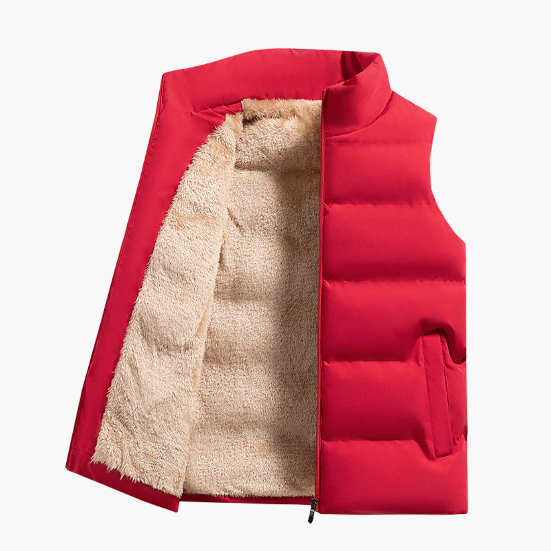 Women's quilted vest, ideal for autumn, warm mid-season vest for chilly days