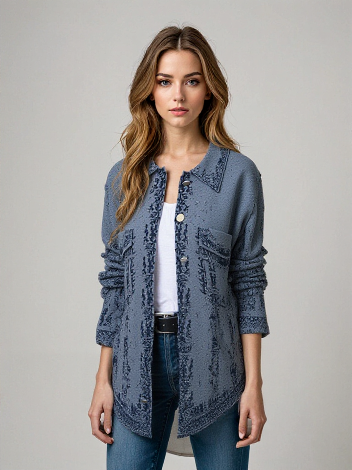 Blazer Casual Vintage Élégant pour Femmes - Chic et Intemporel