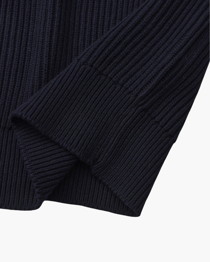 Pull homme en coton à col rond, à rayures, en maille pour l’automne