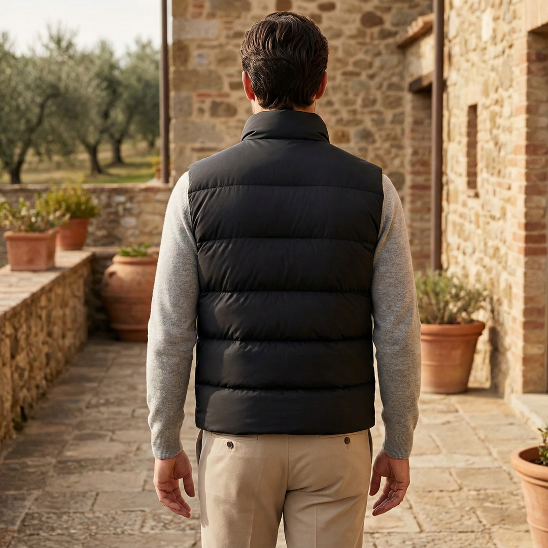Women's quilted vest, ideal for autumn, warm mid-season vest for chilly days