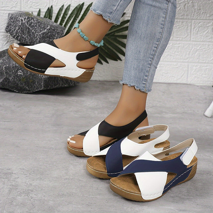 Sandales confort pour femmes Sahara avec lanières croisées - Élégantes et Confortables