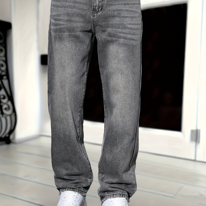 Matheo - Jeans Slim-fit Vintage Confortables pour Hommes