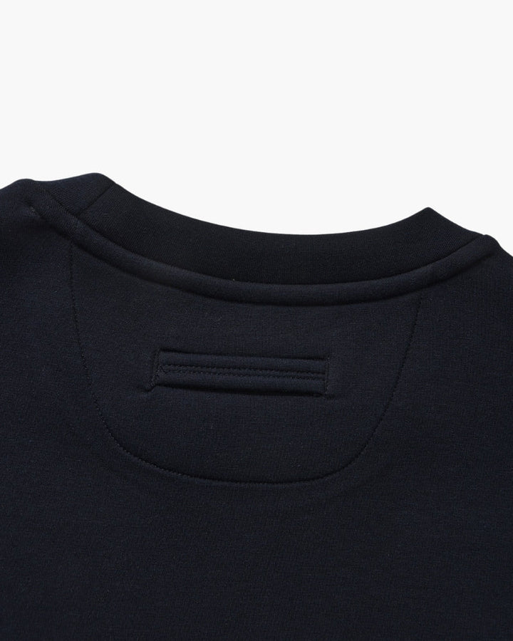 Men’s classic plain cotton sweatshirt with a crew neck, for autumn