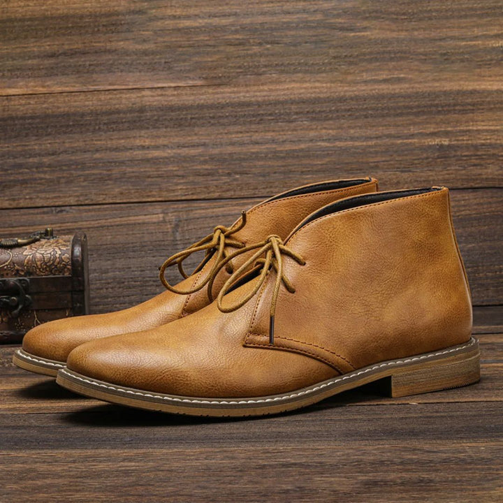 Eduard™ Luxe Bottines Classiques Désert pour Hommes - Confort et Style Réunis