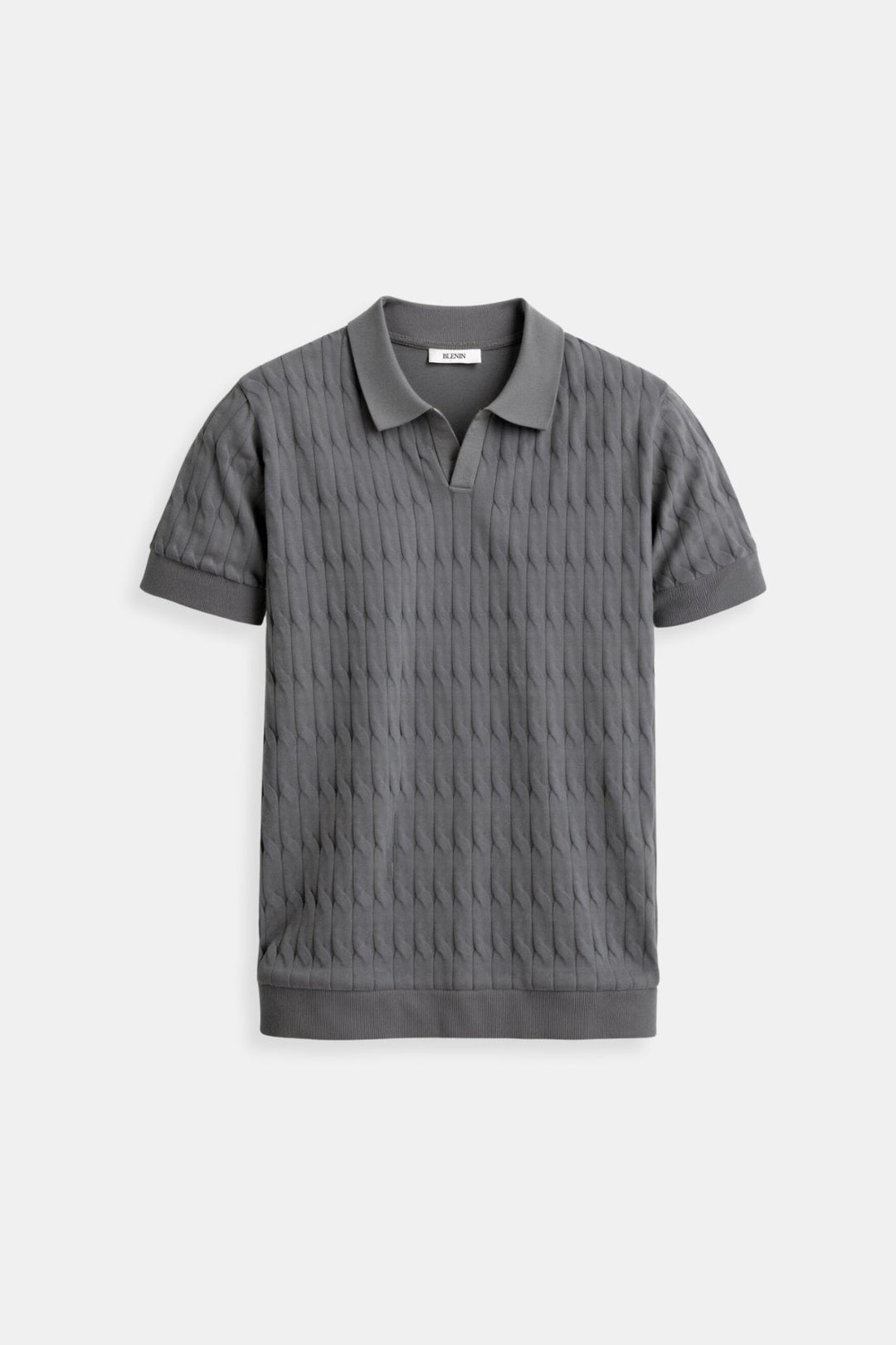 Elegant men's white polo shirt - Timeless style and comfort