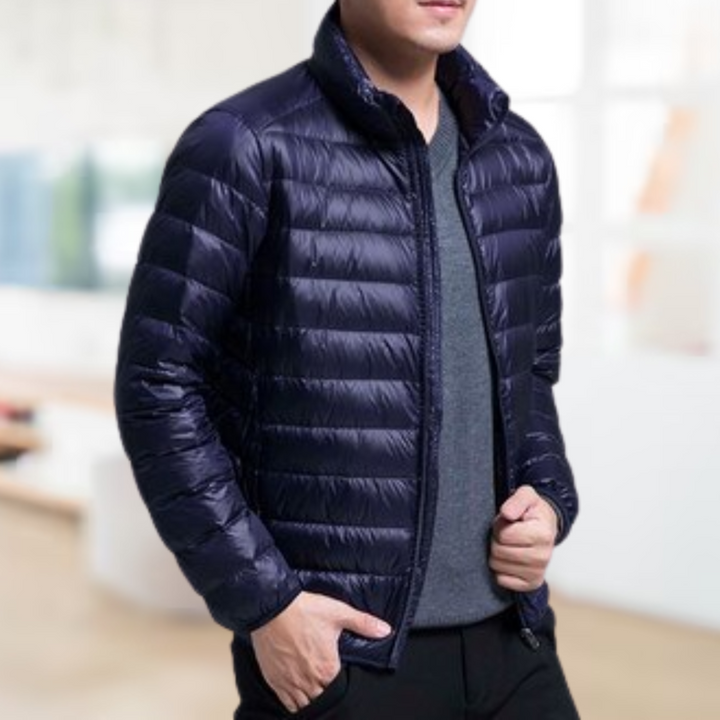 Alwin™ Veste en duvet ultralégère pour hommes pour un confort et une chaleur ultimes.
