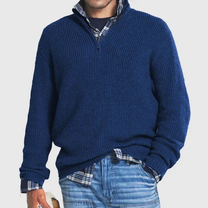 Kasper™ Sweat-shirt zippé pour hommes - Un gilet oversize élégant et confortable