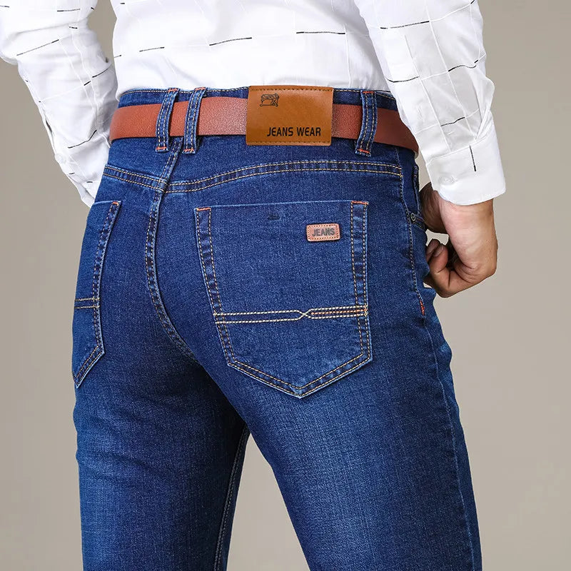 Jeans Slim Fit Stretch pour Hommes - Un Jean Confortable et Élégant