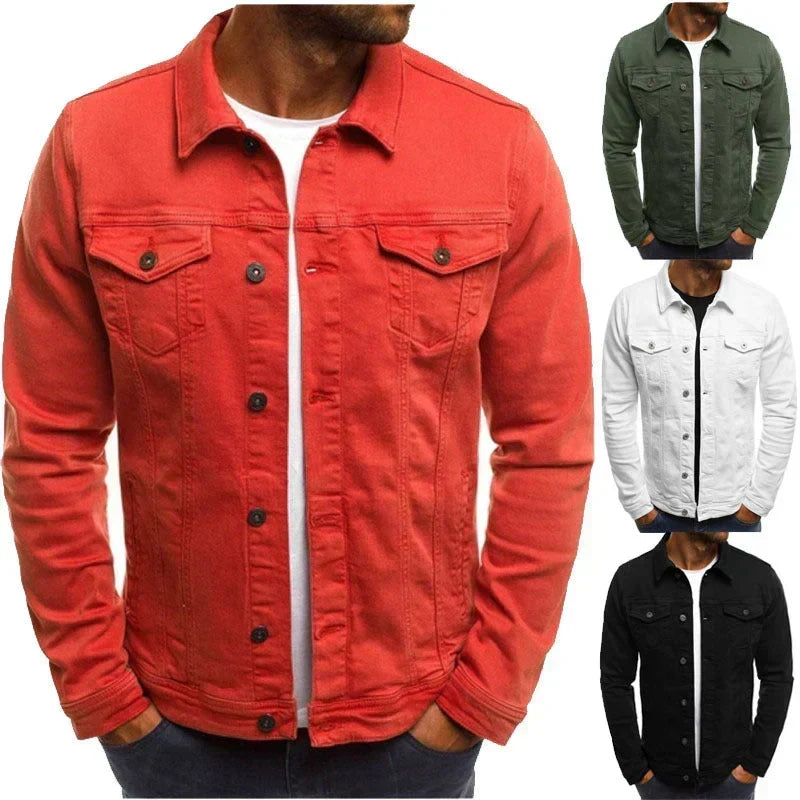 Women's autumn jacket, button-front transitional jacket for everyday outfits