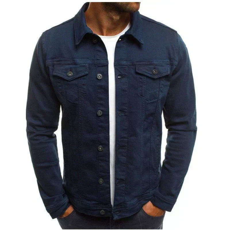 Women's autumn jacket, button-front transitional jacket for everyday outfits