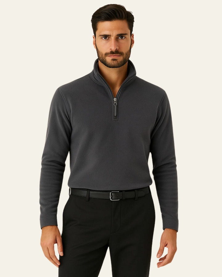Pull en maille classique pour homme à col roulé, idéal pour l’automne