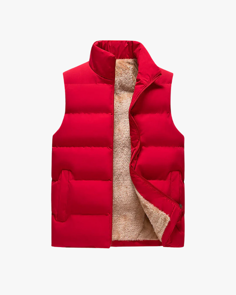 Women's quilted vest, ideal for autumn, warm mid-season vest for chilly days