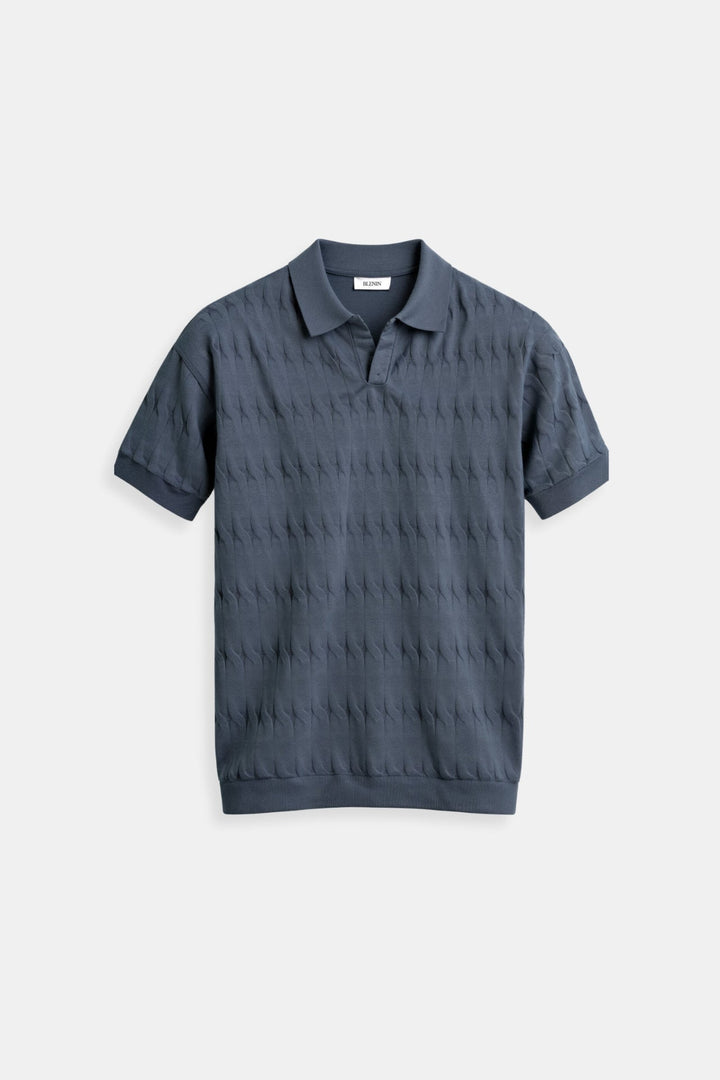 Elegant men's white polo shirt - Timeless style and comfort