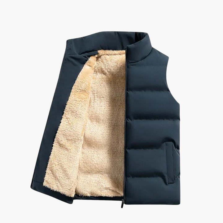 Women's quilted vest, ideal for autumn, warm mid-season vest for chilly days