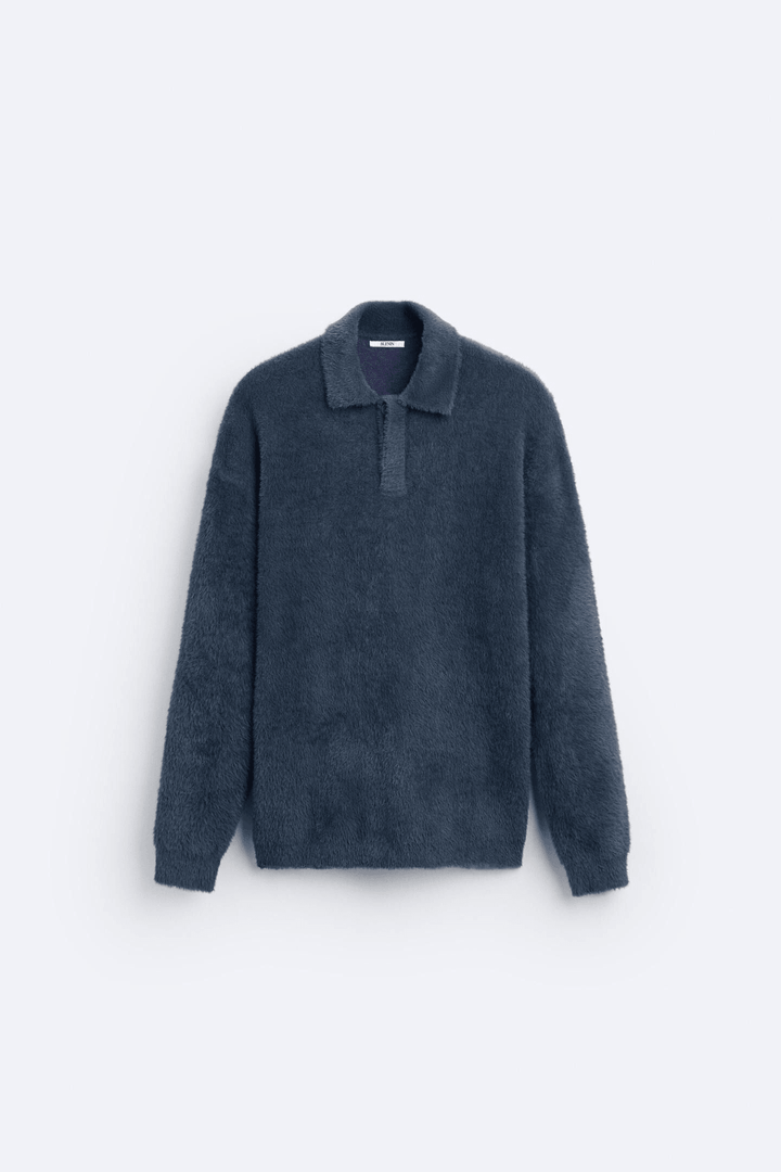 Chemise Polo en Fleece Luxueuse | Douce, Chaude et Tendance