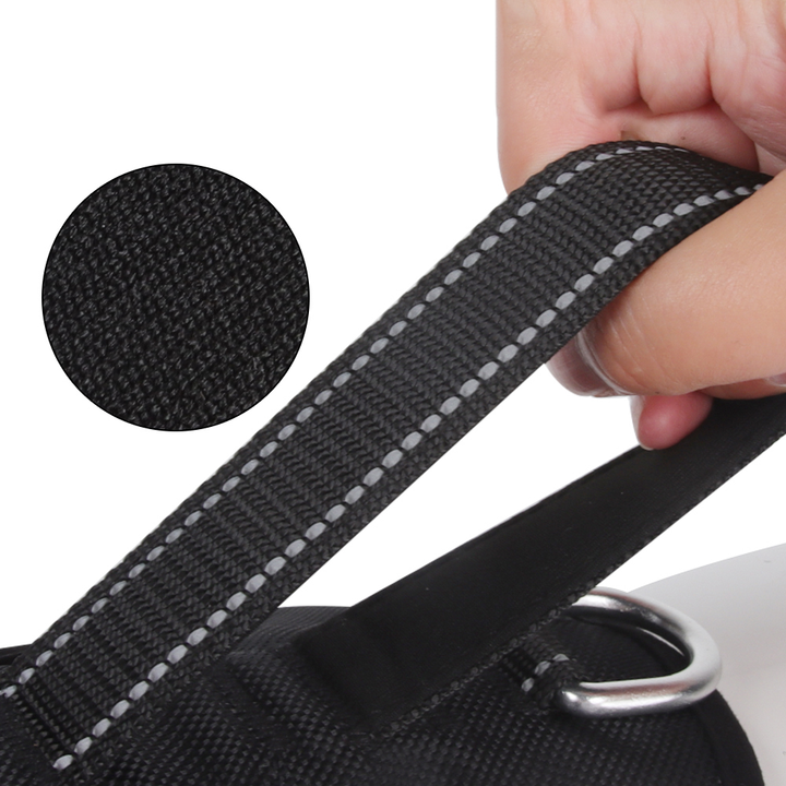 Adjustable reflective nylon no-pull dog harness for autumn