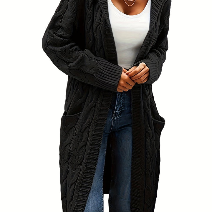 Women's knitted sweater-style vest for layering in fall and winter