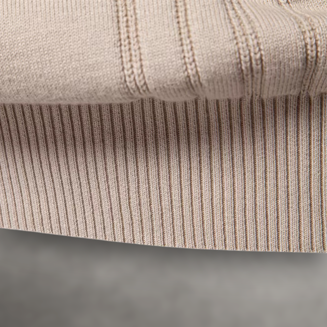 Pull en laine pour homme à col rond côtelé, style décontracté d’automne