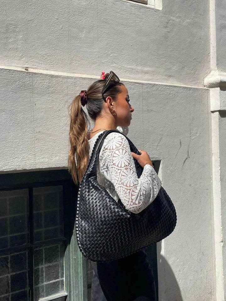 Delilah - Sac à bandoulière tissée luxe pour tous les jours et tous les styles