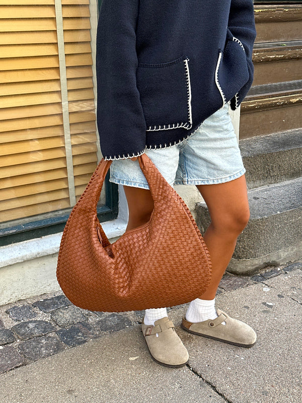 Delilah - Sac à bandoulière tissée luxe pour tous les jours et tous les styles