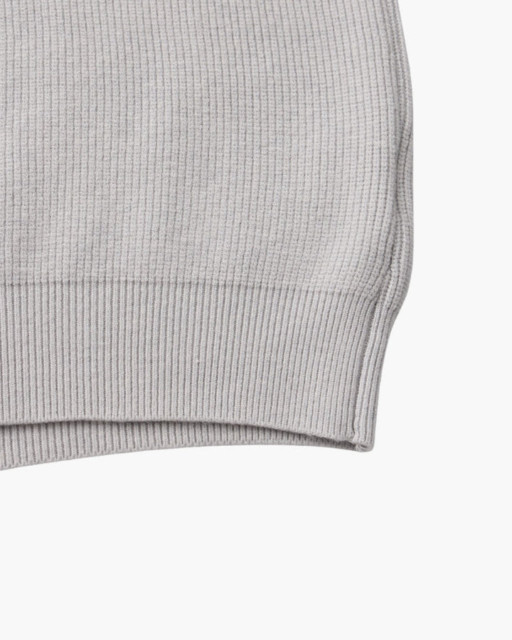 Pull en laine pour homme à col zippé, côtelé, style smart casual, automne