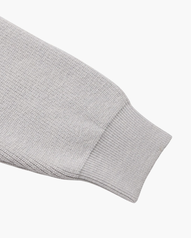 Pull en laine pour homme à col zippé, côtelé, style smart casual, automne
