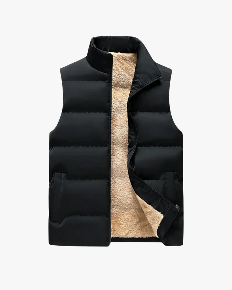 Women's quilted vest, ideal for autumn, warm mid-season vest for chilly days