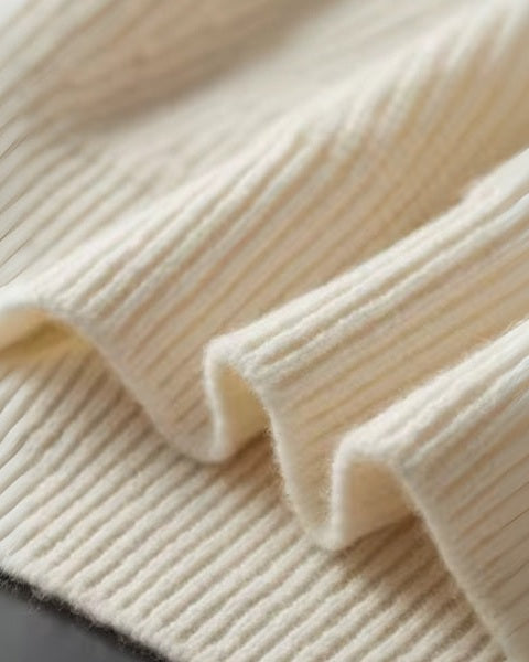 Pull homme en laine mérinos pour l’automne, pull en maille à demi-zip