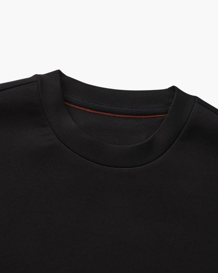 Men’s classic plain cotton sweatshirt with a crew neck, for autumn