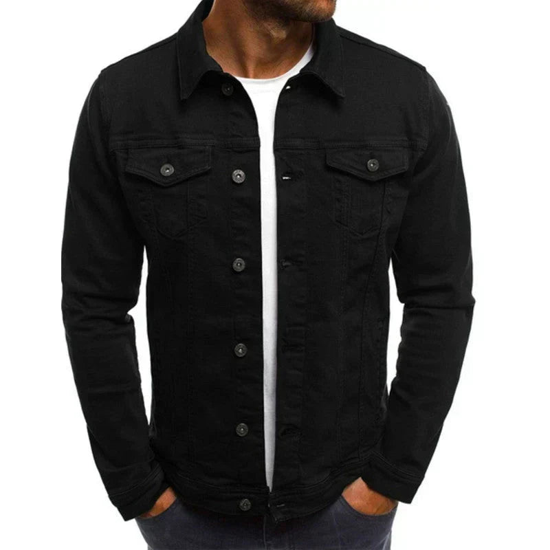 Women's autumn jacket, button-front transitional jacket for everyday outfits