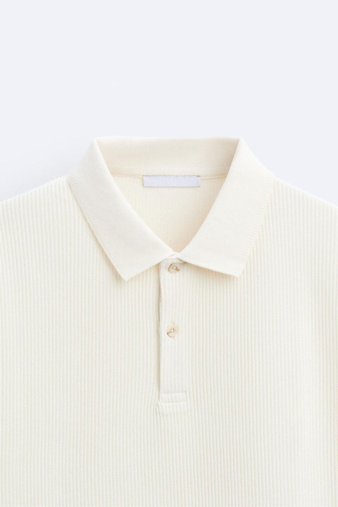 Polo à Manches Courtes Élégante en Crème - Stylé et Confortable pour Toutes les Occasions