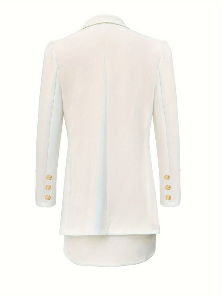 Kaelis | Chic Blazer Set for Women with Elegant Blazer, Long Sleeves, and Matching Mini Skirt for a Refined Look