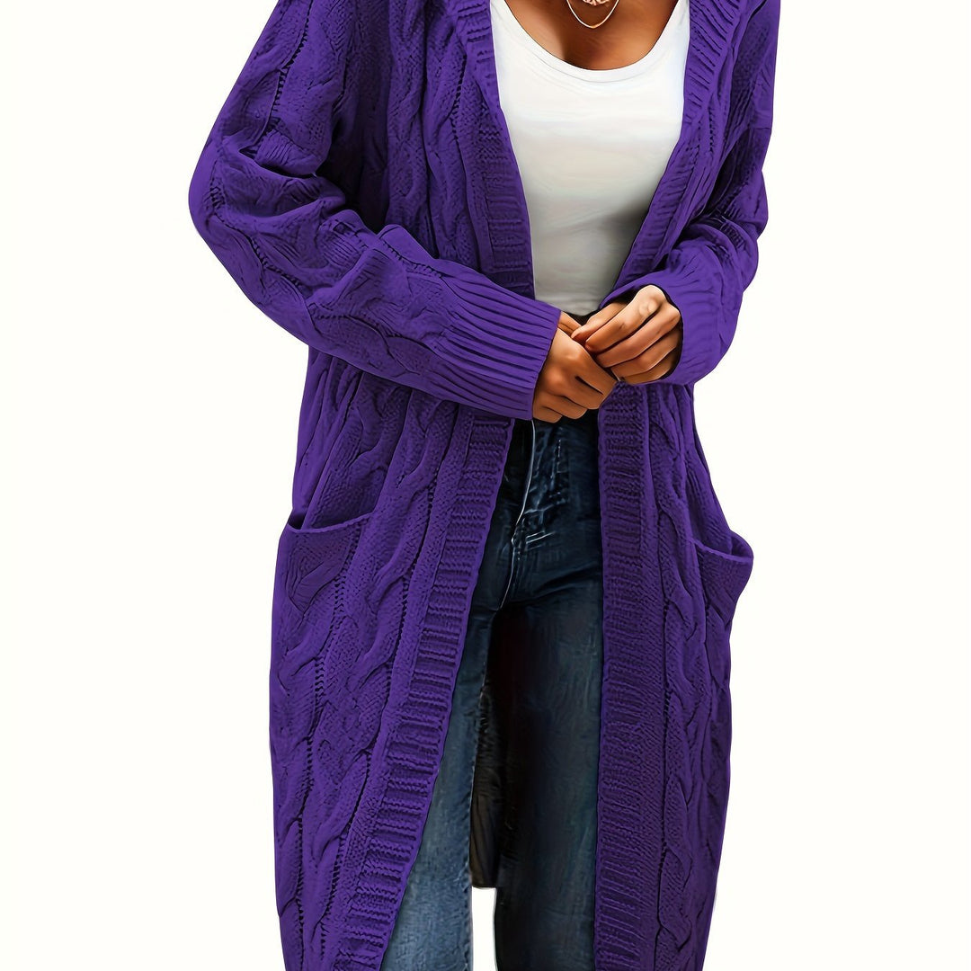 Women's knitted sweater-style vest for layering in fall and winter