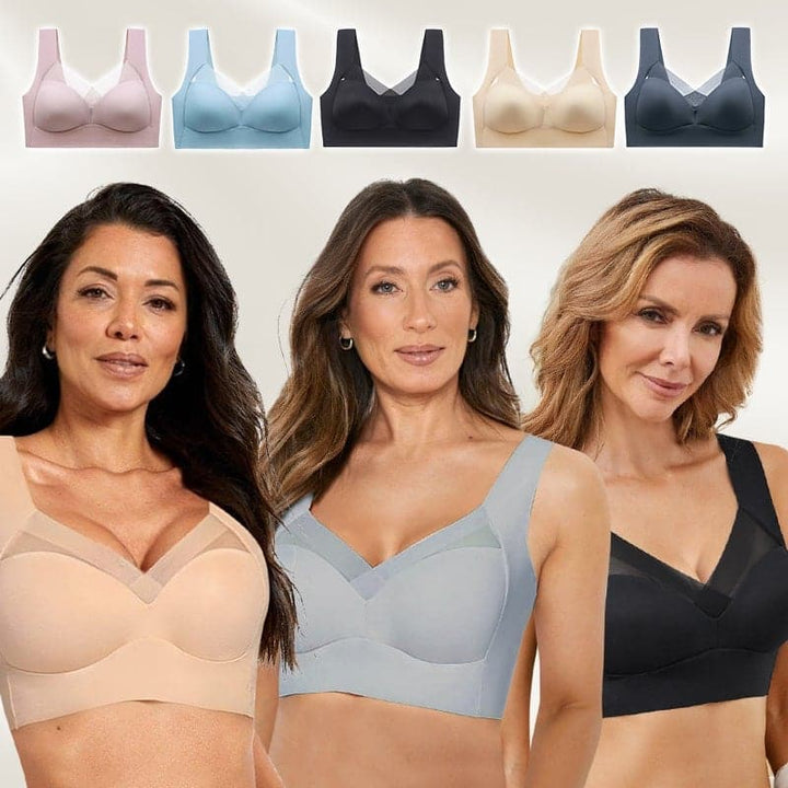 Soutien-gorge push-up sans coutures pour femme, sans armatures, en coton, pour l’automne