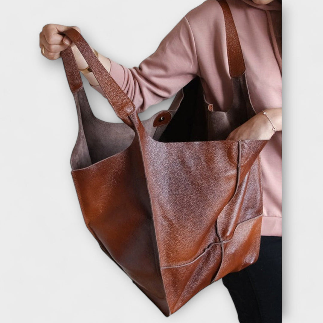 Sac de voyage week-end en cuir pour femme, spacieux, collection automne