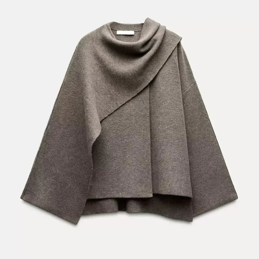 Amelie™ - manteau cape en laine