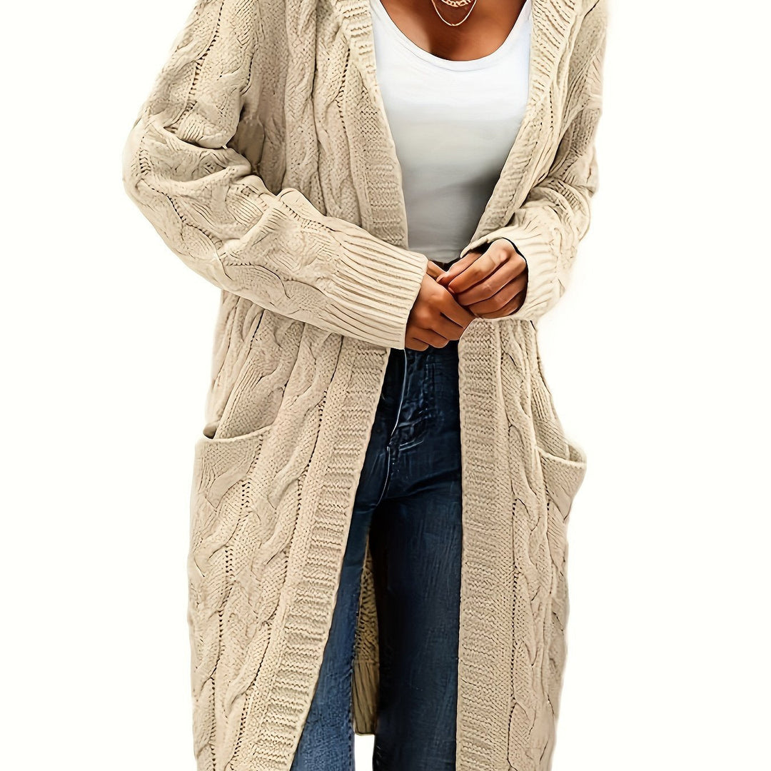 Women's knitted sweater-style vest for layering in fall and winter