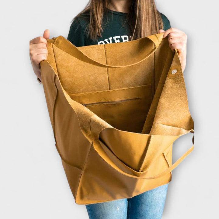Sac de voyage week-end en cuir pour femme, spacieux, collection automne