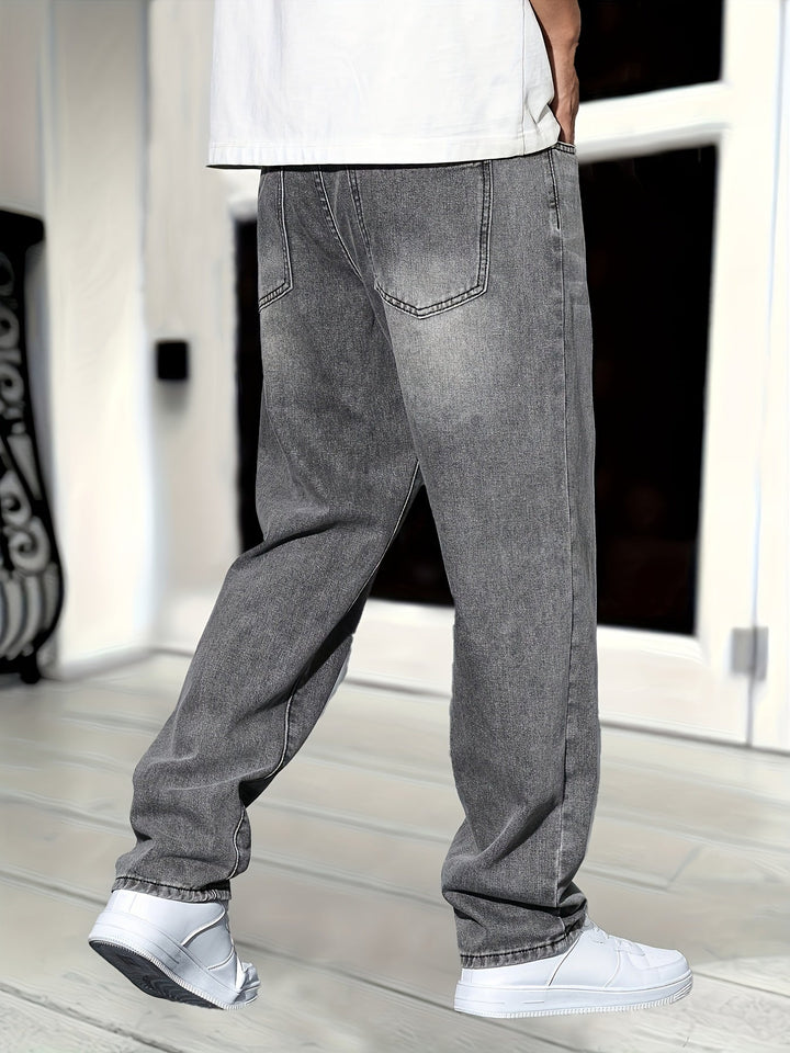 Matheo - Jeans Slim-fit Vintage Confortables pour Hommes