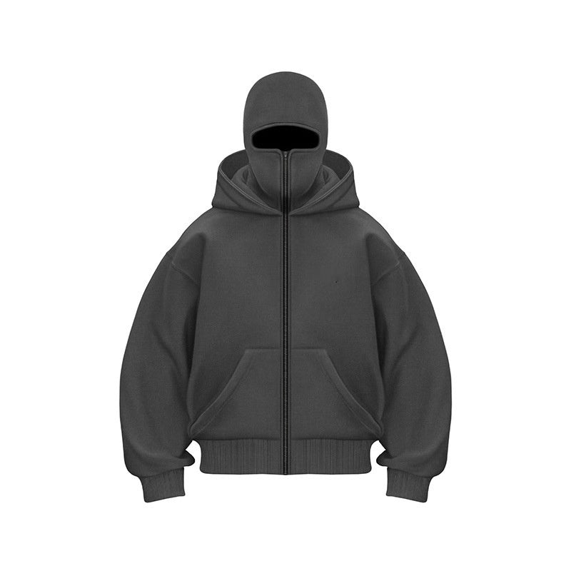 Joep™ Hoodie Oversize Luxueux avec Masque de Visage Amovible pour un Style et une Protection Ultimes