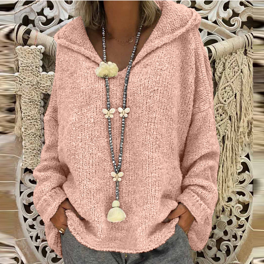 Elegant and warm hoodie for women