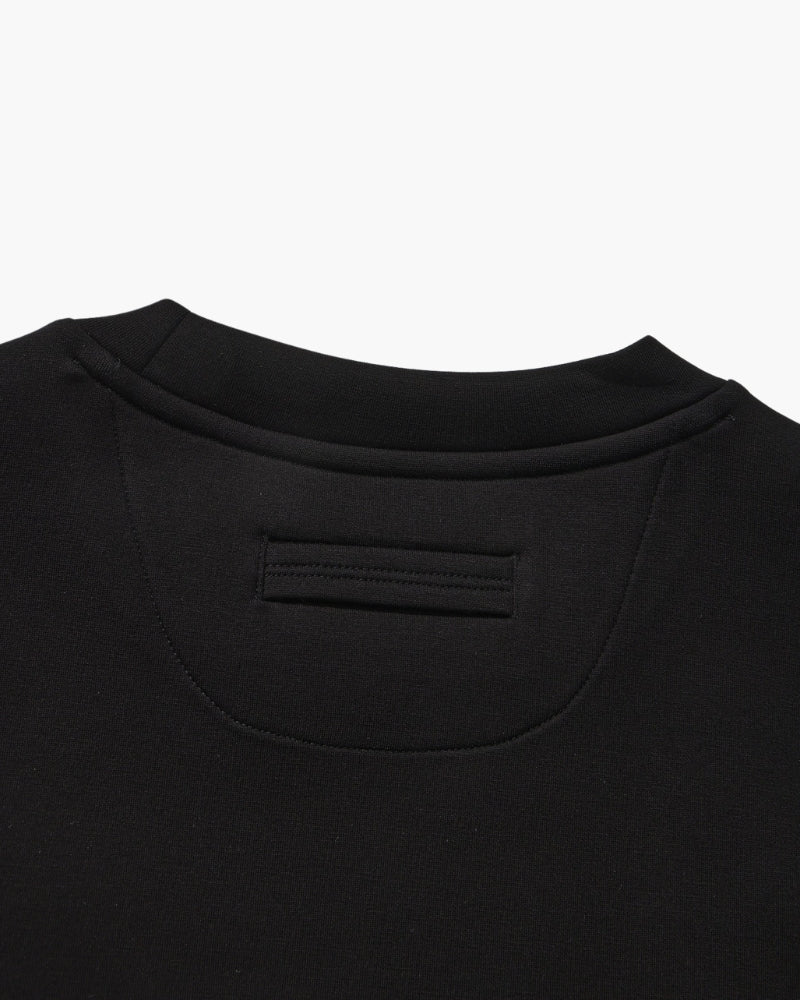 Men’s classic plain cotton sweatshirt with a crew neck, for autumn