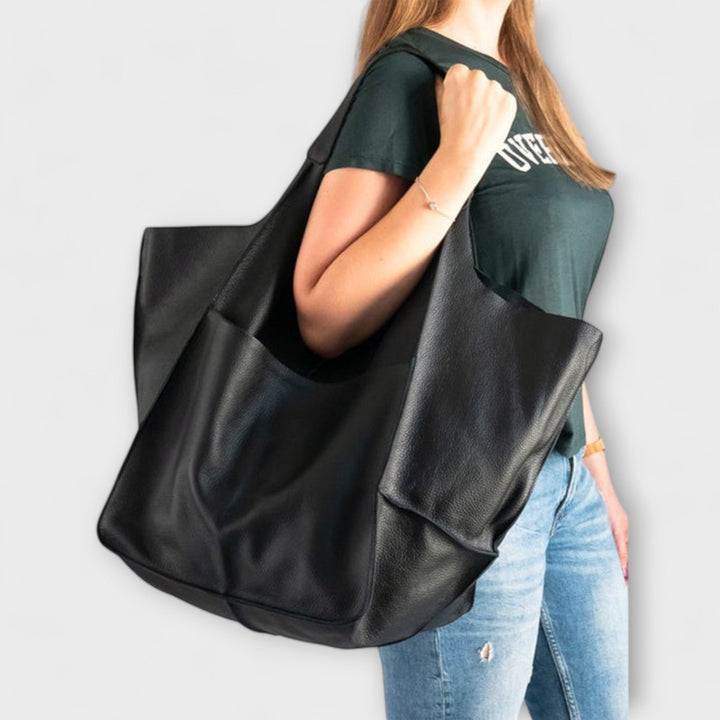Sac de voyage week-end en cuir pour femme, spacieux, collection automne