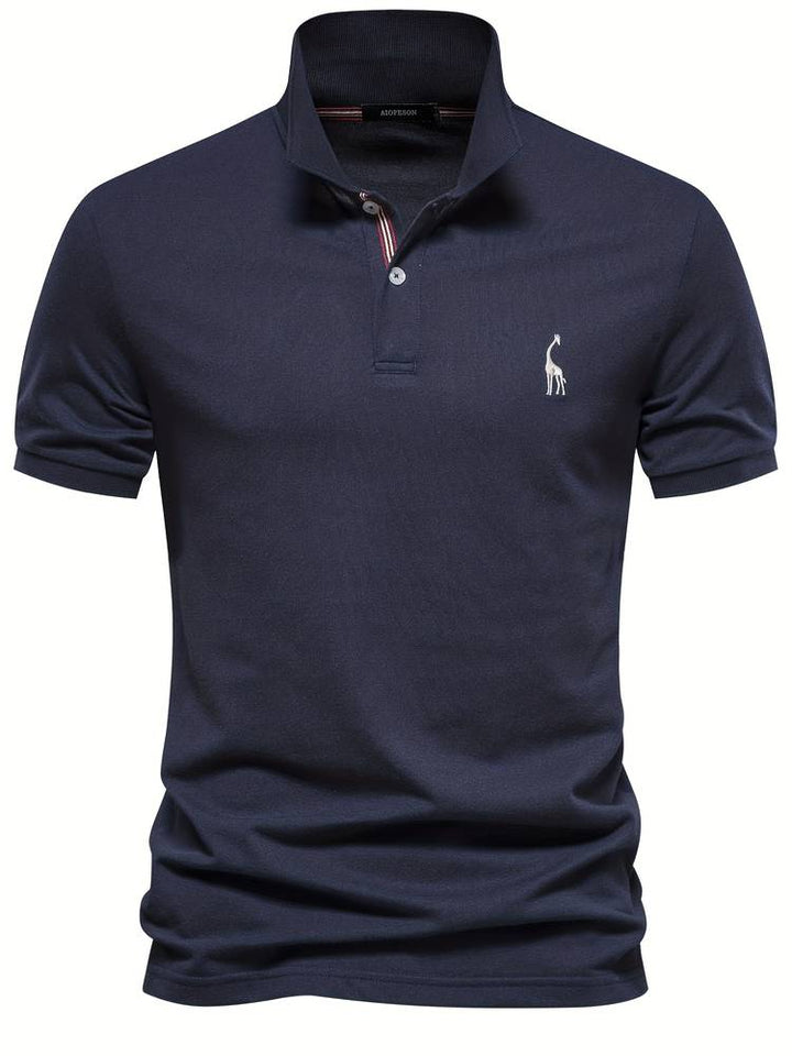 Noah | Polo classique à coupe slim avec un accent de col sportif élégant