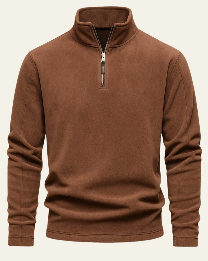 Pull en maille classique pour homme à col roulé, idéal pour l’automne