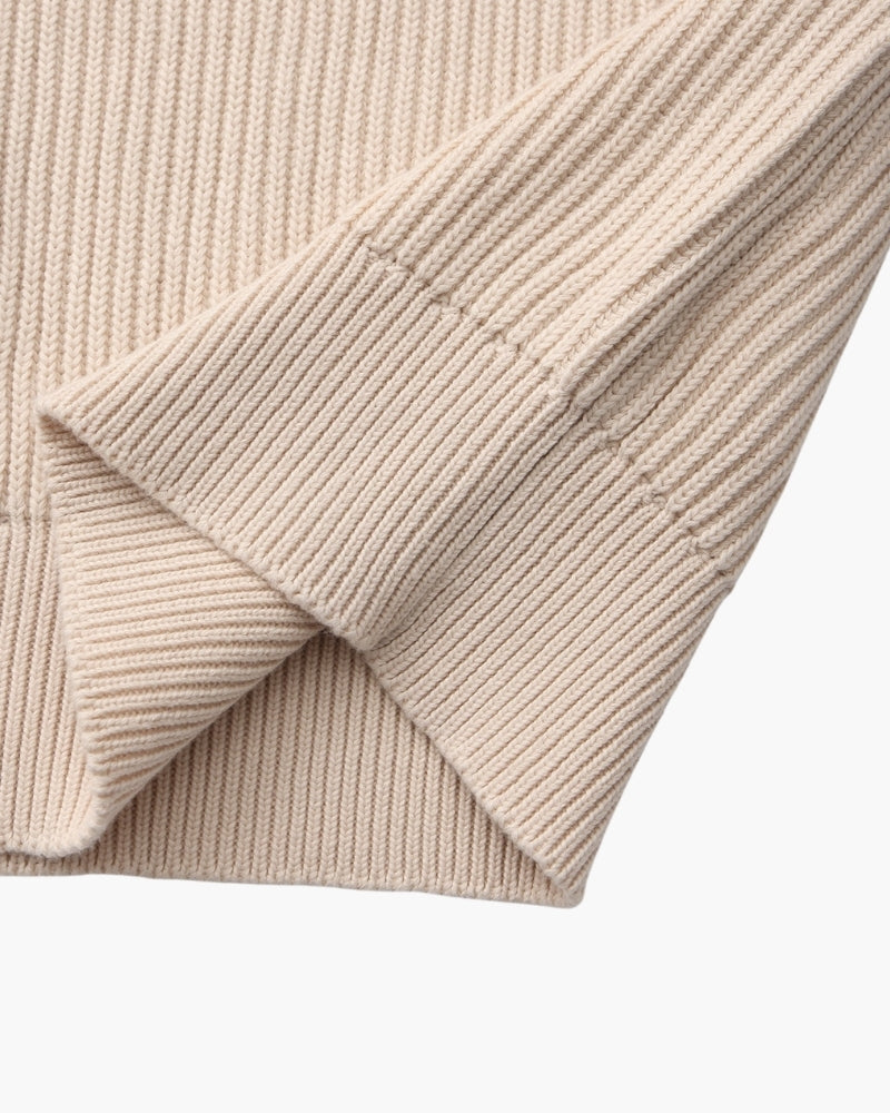 Pull homme en coton à col rond, à rayures, en maille pour l’automne