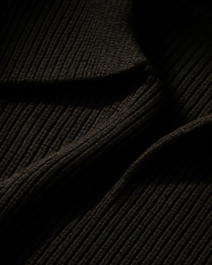 Men's cotton knit sweater with zipper | Warm autumn style
